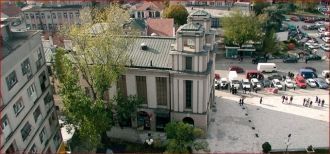 Город Куманово с высоты.