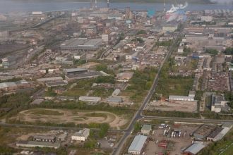 Вид на Новодвинск.