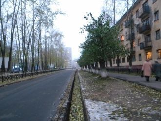 На улицах Новодвинска.