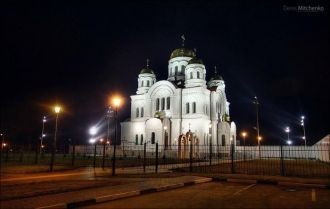 Ночной вид города Валуйки