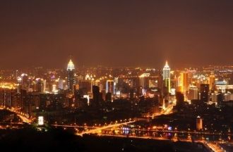 Ночной город Уси