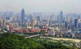 Город Уси с высоты