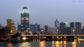 Вечерний город Уси