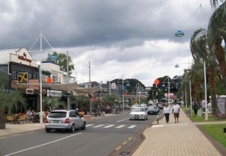 На улицах города Тауранга, Новая Зеланди