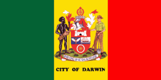 Флаг города Дарвин.