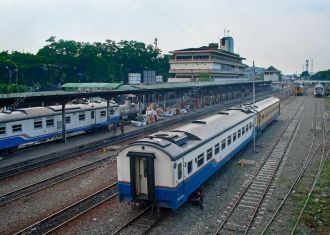 Железнодорожная станция в Медане, Индоне