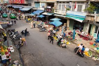 Жизнь на улицах Дананга.