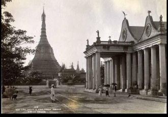 Историческое изображение Янгона.