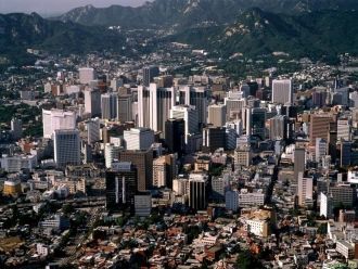 Чхунчхон с высоты.