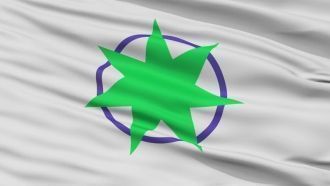 Флаг Аомори.