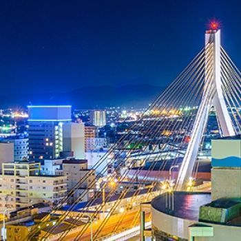 Панорамный вид города&nbsp;Аомори.