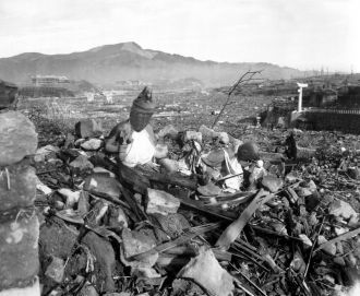 Историческое изображение Нагасаки.