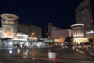 Ночная жизнь в городе Катамацу.