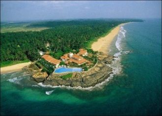 Вид на Калутару с высоты птичьего полета