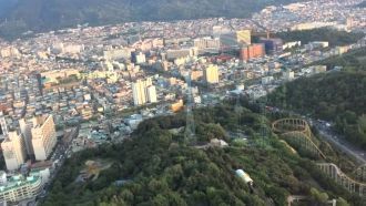 Тэгу с высоты.