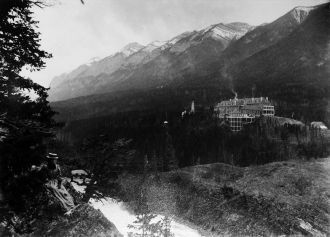 Отель Banff Springs.  Фото 1890 г.