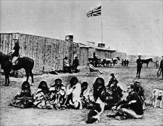 Форт Калгари. 1880 г.
