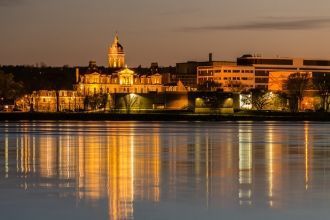 Фредериктон на закате.