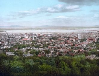 Вид с горы Мон-Руаяль, 1902 год.