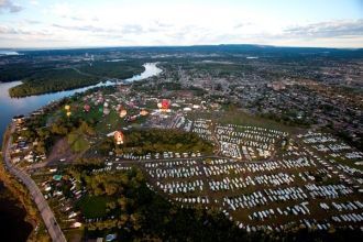 Гатино с высоты птичьего полета