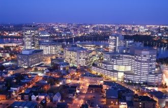 Ночная панорама Гатино