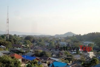 Город Чиангмай с высоты птичьего полета.