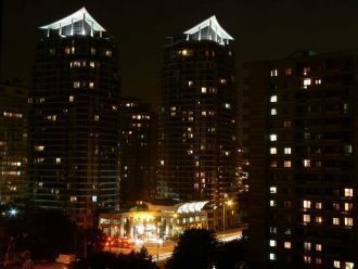 Город Миссиссога ночю.