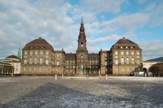 Дворец Кристиансборг, Копенгаген.