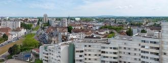 Панорама города Шалон-сюр-Сон.