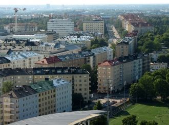 Вантаа с высоты.