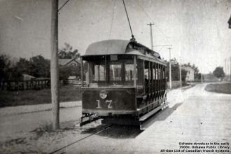 Старая фотография Ошавы.