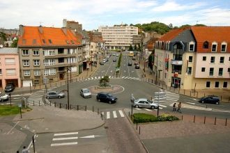 На улицах города Булонь-сюр-Мер.