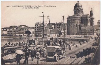 Ретро фото города&nbsp;Сен-Рафаэль.