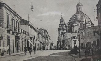 Старое фото города Джульяно-ин-Кампанья.