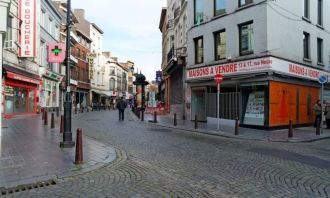 Улица в  Шарлеруа.