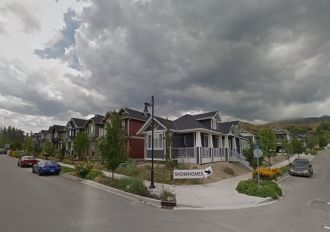 Улица в г. Келоуна.