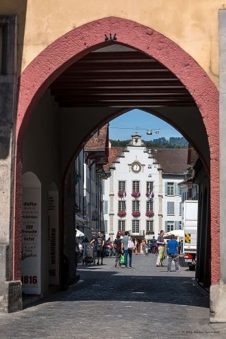 Швейцария. Арау. Фото города.