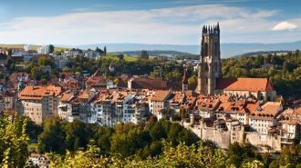 Вид на город&nbsp;Фрибур.