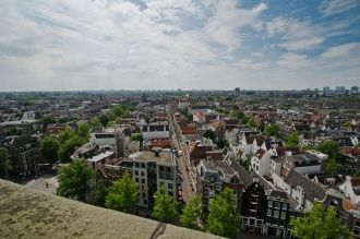 Амстердам с высоты.