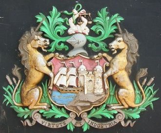 Герб города Бристоль, Великобритания.