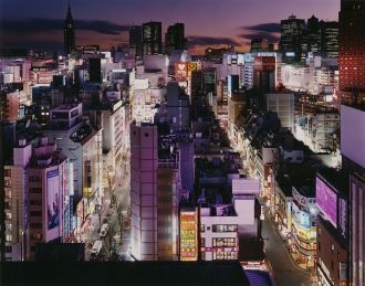 Ночной Токио.