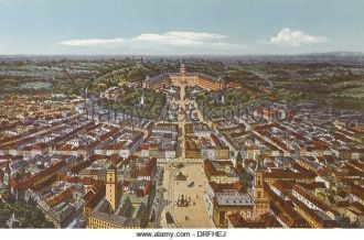 Старые виды города&nbsp;Карлсруэ.