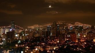 Каракас ночью.