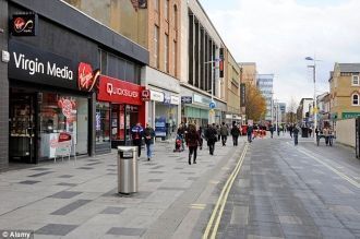 Одна из улиц Слау.