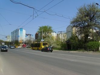 Улица Галицкая в Ивано-Франковске.