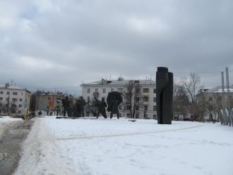 Площадь Победы. Памятник героям Великой 