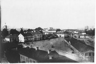 Новогрудок, рыночная площадь. Старое фот