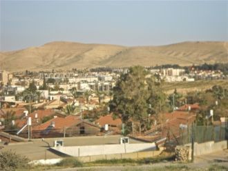 Вид на город Димона.