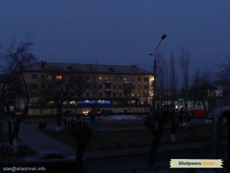 Ночь в городе Шадринск.
