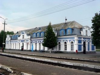 Железнодорожная станция.